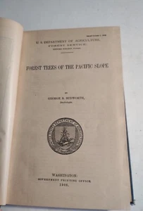 Vintage 1908 Forest trees of the pacific slope by George Sudworth Hardcover Book - Picture 1 of 9