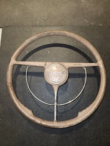 COMPLETE STEERING WHEEL FOR A 1940 CHEVROLET SPECIAL DELUXE - Picture 1 of 8