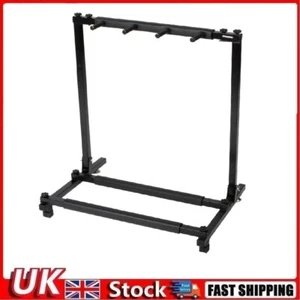 Schwarz Riple klappbar mehrere Gitarrenhalter Gestell Ständer 615*465*700 mm - Bild 1 von 16
