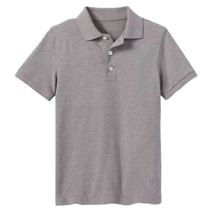 Boys School Uniform Short Sleeve Polos Shirts Color - Sizes 4-20 Cotton Blend - Picture 1 of 16