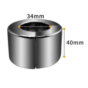 1.34" Male Ball Stretcher Weight Heavy Magnetic Enhancer Chastity Ring - Picture 1 of 7