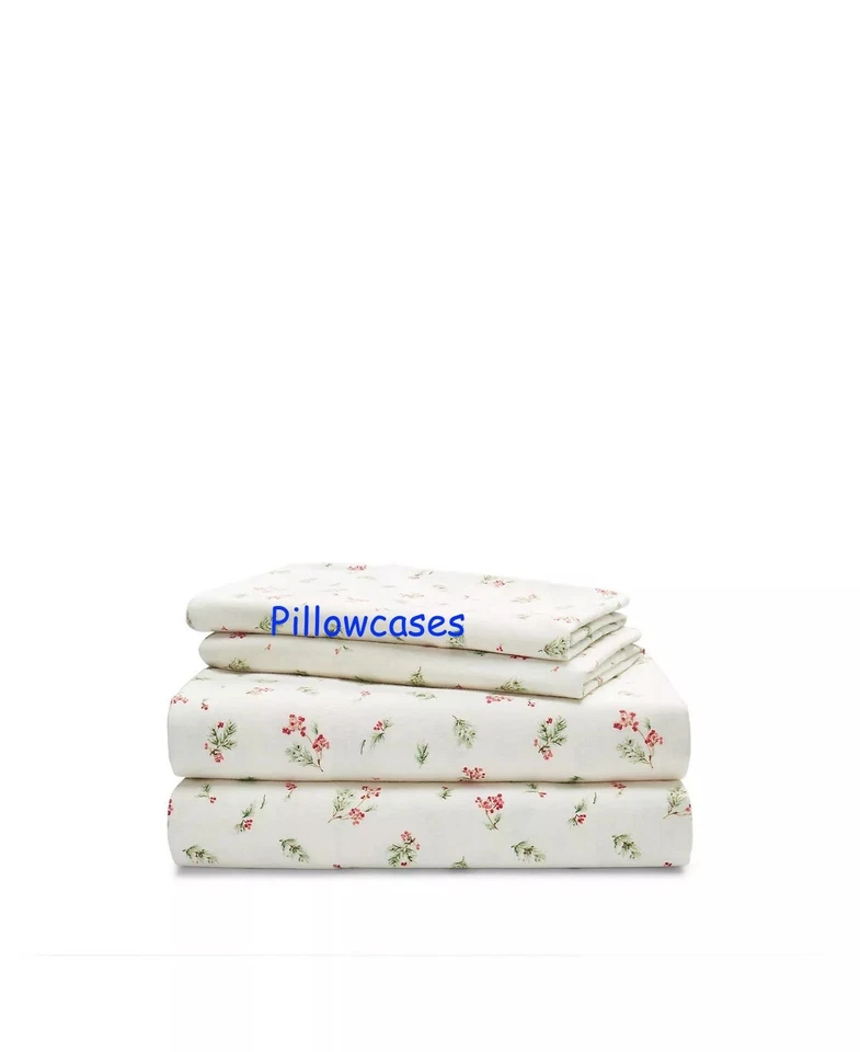 Lauren Ralph Lauren Evergreen Berries Mackenzie Cream 2 Standard Pillowcases
