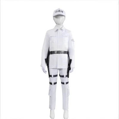 Kids Cells At Work Cosplay White Blood Cell Uniform Costume Boys Outfit - Image 1 of 4