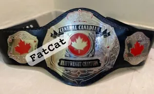 Replica cintura campionato wrestling pesi massimi canadese centrale ottone 2 mm - Foto 1 di 5