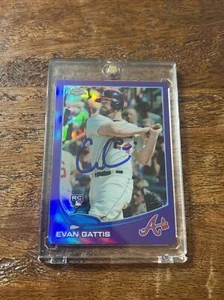 Evan Gattis IP Signed Topps Chrome Rookie Card JSA Coa Autographed Braves - Picture 1 of 3