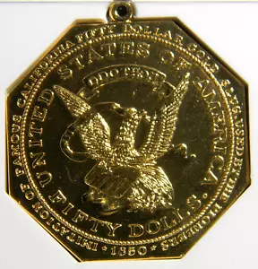 1950-60 Target Reverse Slug Medal NGC MS 67 (41-20) TOP POP - Imagen 1 de 4