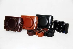 Funda de cuero para Sony DSC-RX100 Mark II III IV V VI VII M2 M3 M4 M5 M6 M7 - Imagen 1 de 7