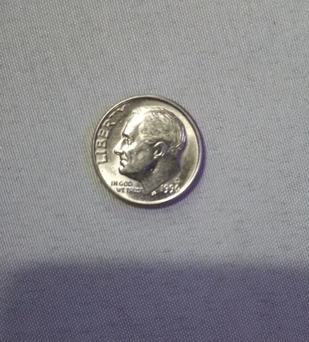 1990 D Roosevelt Dime Full Torch Cover