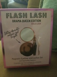 Flash Lash Drama Queen Edition Bold Look Magnetic Eyeliner and Lashes Set - Picture 1 of 1