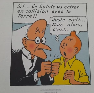 HERGE TINTIN ETOILE MYSTERIEUSE  PLANCHE 5 STRIP 12 MOULINSART 2011  H05 - Imagen 1 de 1
