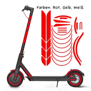 Vorderrad Hinterrad Schutz 1 Set Reflektierende Aufkleber Für Xiaomi 1S/M365/Pro - Bild 1 von 4