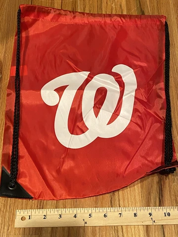 Washington Nationals Drawstring Bag Backpack Baseball MLB SGA Cover
