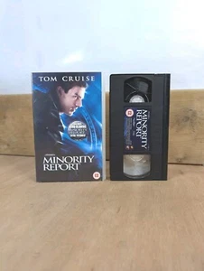 MINORITY REPORT (VHS Video Tape, 2002) Tom Cruise & Colin Farrell Movie - VGC - Picture 1 of 4