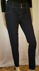 Women&#39;s NWOT Dk. Blue, Fitted Jegging Jeans Back Pokts Decorated, Stretchy 13 R