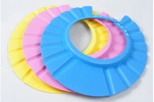Baby Kids Shower Cap Hat Children Bath Bathing Shampoo Water Hair Shield Adjust - Picture 1 of 10