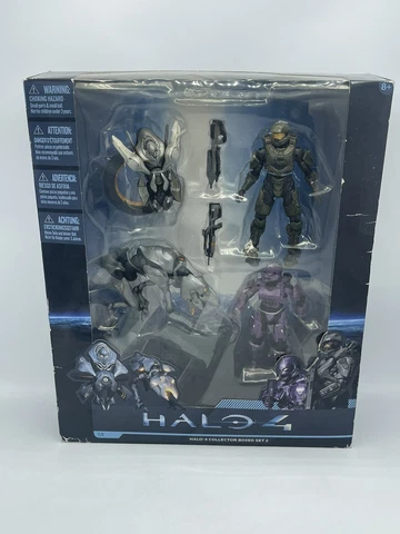 Master Chief Purple Spartan Warrior McFarlane Halo 4 Collectors Box Set Cover