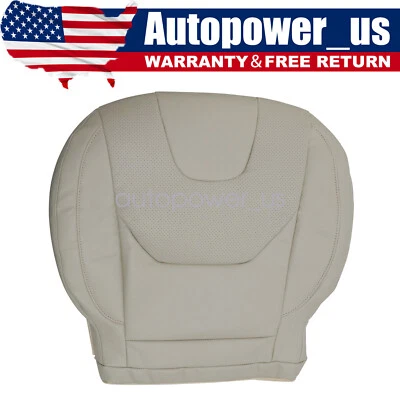 Cubierta de asiento de cuero perforada para parte inferior del conductor Ford Edge 2013-2017 Foto 1 de 4