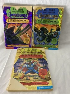 3 Give Yourself Goosebumps Books - 1st Editions - Paperback #17, 18 & 21 See Pic - Bild 1 von 11