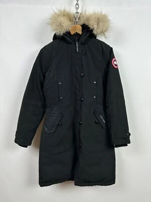 Women's Canada Goose Kensington Black Down Parka Jacket Size XS - Image 1 of 4