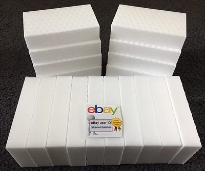 GENERIC 24 PACK Melamine Sponge Eraser Heavy Duty Extra Durable 3/4" Works Like Magic!