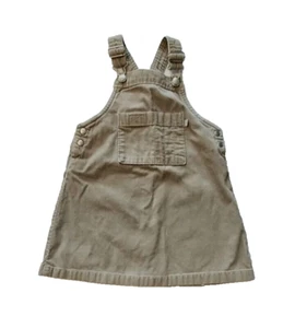 Baby Gap Kids Girls Beige Corduroy Overall Skirt SIZE 4XL (4 years) - Picture 1 of 4