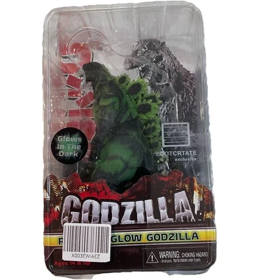 Figura de acción BAD BOX NECA Godzilla Reactor Glow exclusivo de Lootcrate Toho GID Foto 1 de 4