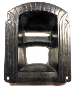 CONSOLA PHILCO 118 DE COLECCIÓN: PLACA FRONTAL DE BAQUELITA con TORNILLOS 3 y 1/4" x 2 y 5/8" - Imagen 1 de 2