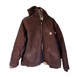 Chaqueta Sherpa Carhartt WJ141- DWN Con Capucha Detroit Ciruela Para Mujer Talla XXL (20) - Imagen 1 de 19