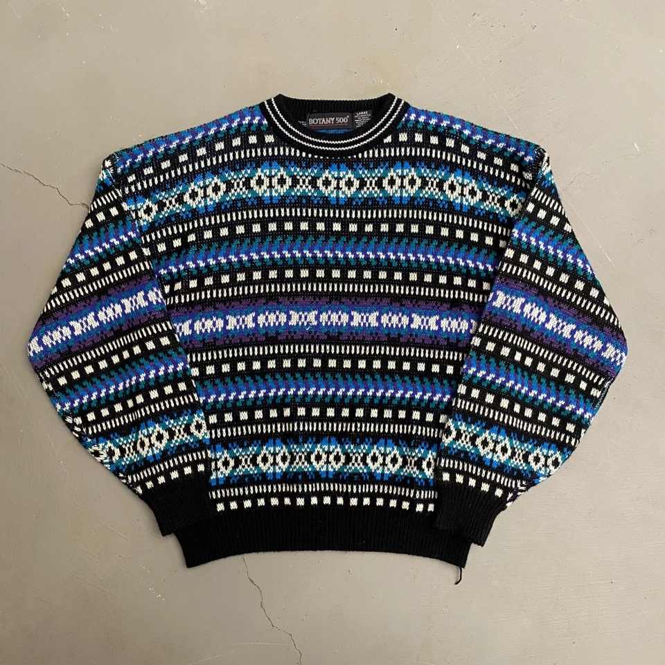 Suéter Botany 500 multicolor años 80 Foto 1 de 4