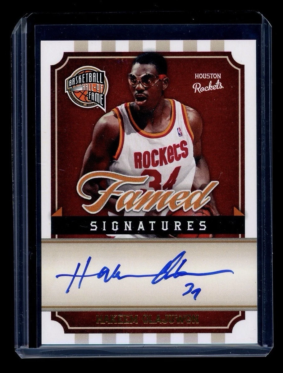 Hakeem Olajuwon Autograph Basketball Cards for sale | eBay