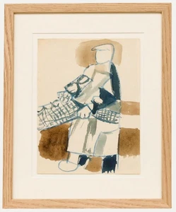 Ed Dukkers (1923-1996) - Figura abstracta de medios mixtos del siglo XX - Imagen 1 de 5