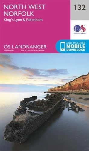 North West Norfolk, King's Lynn & Fakenham (Map) OS Landranger Map - Image 1 of 1