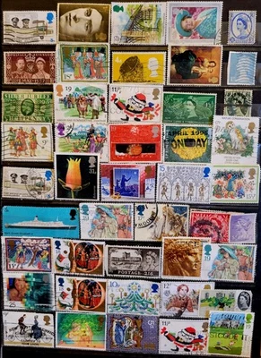 Lotes de selos COLEÇÃO INGLATERRA (LOTES #378) - Imagem 1 de 4