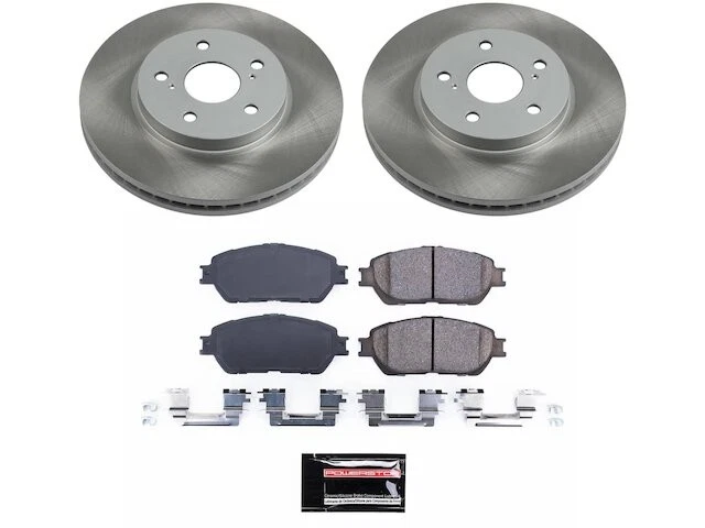 Kit de pastillas de freno delanteras y rotor para Toyota Solara 2004-2008 2005 2006 2007 WZ434VM Foto 1 de 1