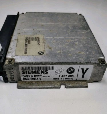 BMW MS41.1 DME ECU M52 E36 328is– 5WK9 0355 Índice 09 (1437806) Foto 1 de 4