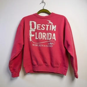 Pacific & Company Retro Pink Florida Tourist Sweatshirt S - Bild 1 von 6