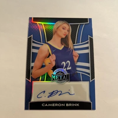 2025 Leaf 金属女式运动卡梅伦·布林克亲笔签名 #2/2 — 第 1/4 张图片