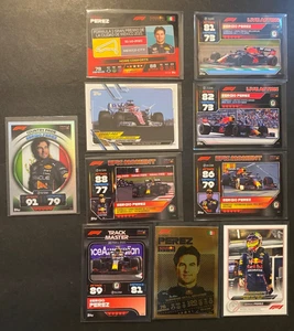Sergio Pérez - Lote Topps F1 2021-22 (10) Epic Moment, Track Master, Inserto Dorado - Imagen 1 de 2