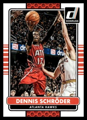 2014 Donruss #143 Dennis Schroder    Atlanta Hawks - Image 1 of 2