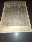 Husbands John Cassavetes Rare Original Promo Poster Ad Framed!