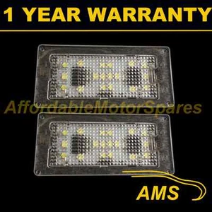 2X FOR BMW 7 SERIES E65 E66 2001-2008 18 WHITE LED NUMBER PLATE LIGHT LAMPS - Picture 1 of 1