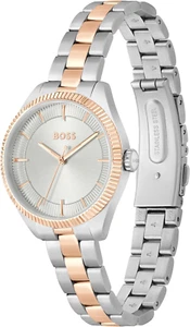 Hugo Boss Sage Two Tone Stainless Steel Silver White Dial Women'S Watch - Picture 1 of 4