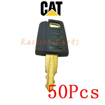 50pcs Fits Caterpillar Equipment Ignition Key CAT 5P8500 Excavator Paver Dozer - Image 1 of 2