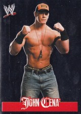 John Cena 2009 Topps WWE Rivals Album Stickers Foil Card #4 Spanish Version