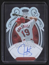 2023 Panini Chronicles #RS-JG Juan Gonzalez Royal Signatures Auto /99