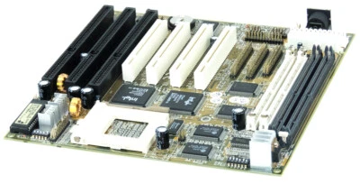 CHAINTECH 5VLM M101 Socket 7 2x Sdram 2x Simm 4x PCI 3x Isa Motherboard - Image 1 of 2
