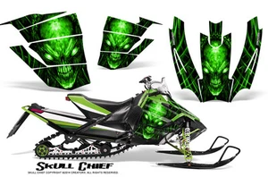 ARCTIC CAT SNOPRO RACE 500 600 SNOWMOBILE CREATORX GRAPHICS KIT SKULL CHIEF G - Picture 1 of 1