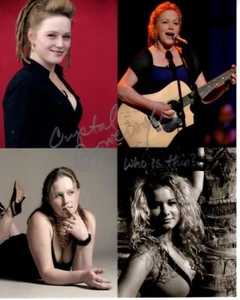 Foto firmada por Crystal Bowersox 8x10 American Idol con holograma certificado de autenticidad - Imagen 1 de 2