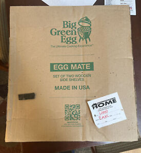 Big Green Egg, Set Of 2 Egg Mate Side Shelves, Size X-Large - New Old Stock, NIB