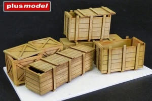 plusmodel 453 groß Transportkisten Zubehör Diorama 1:35 Big transport crates - Bild 1 von 1